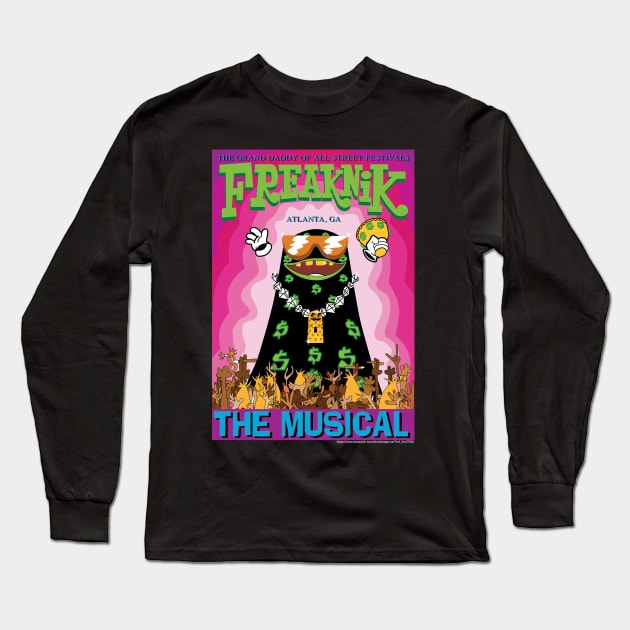 Freaknik The Musical Long Sleeve T-Shirt by Epps Art